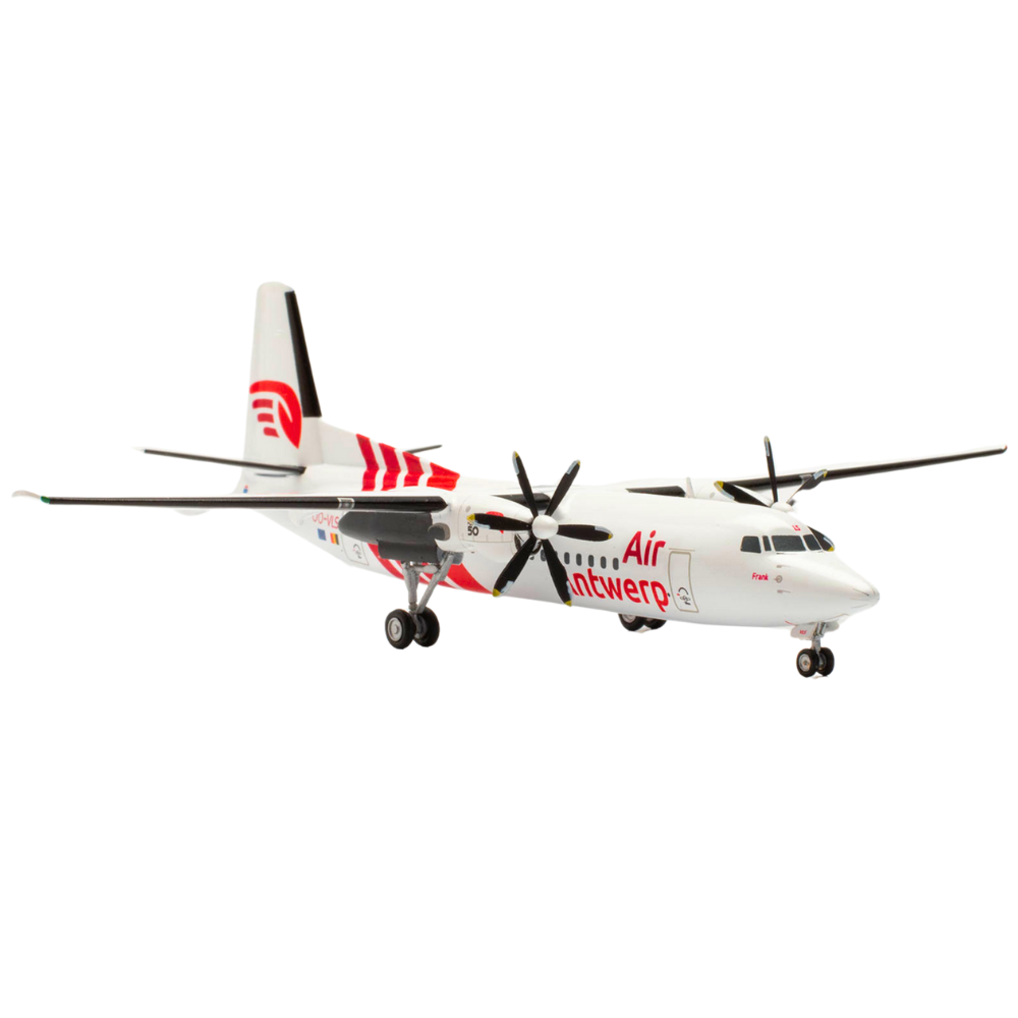 Herpa Wings Flugzeugmodell Air Antwerp Fokker 50 (1:200)